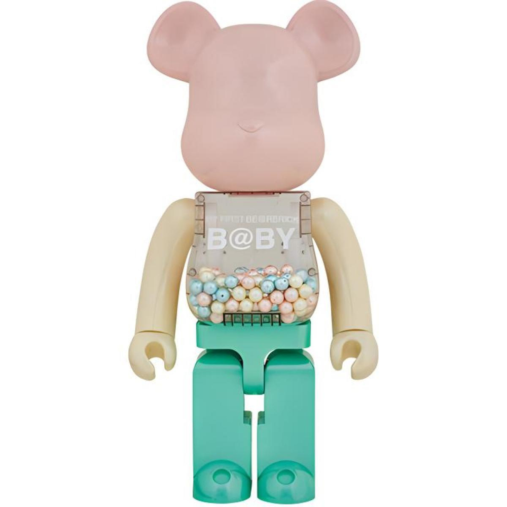Дизайнерские игрушки BE@RBRICK MY FIRST 1st Color Pearl Coating, 1061043-600415687