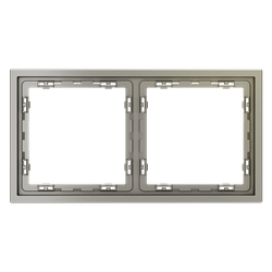 Рамка пластиковая VOLTUM S70 на 2 поста, (шелк)