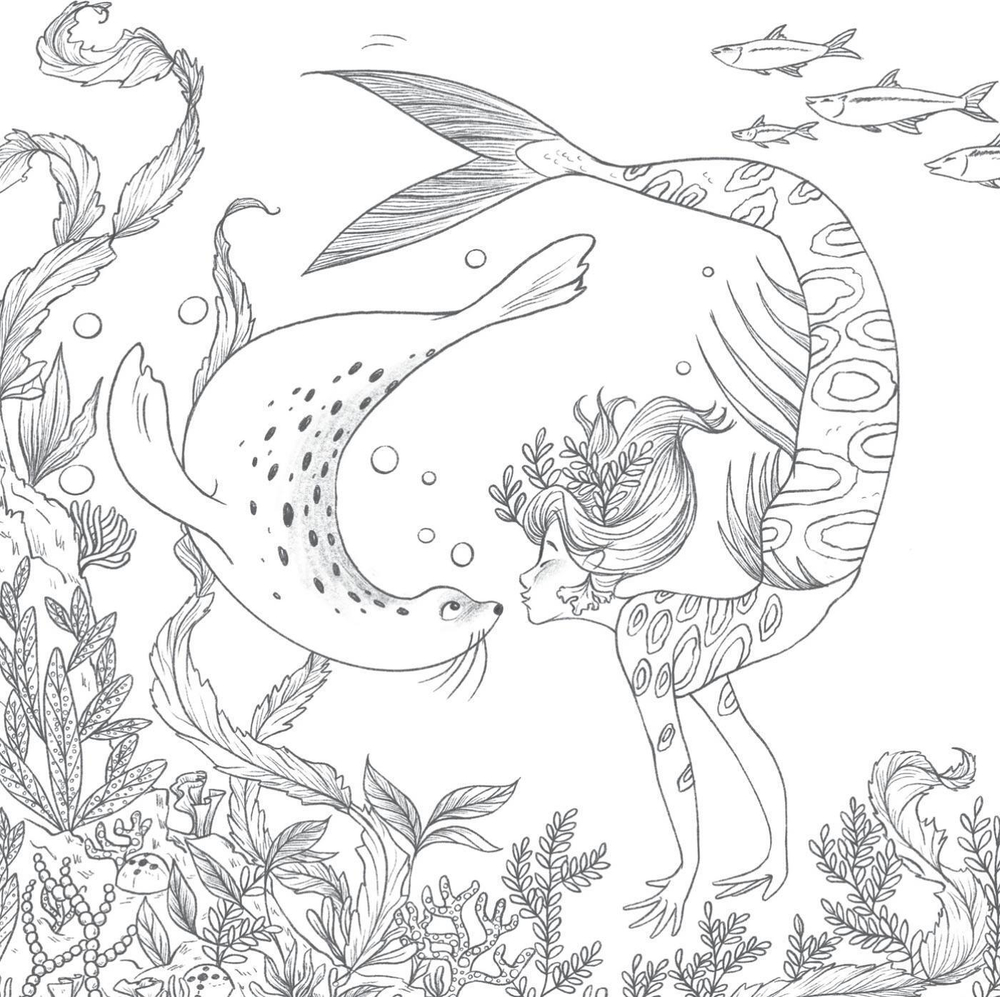 Hachette раскраска по номерам Sirènes du monde