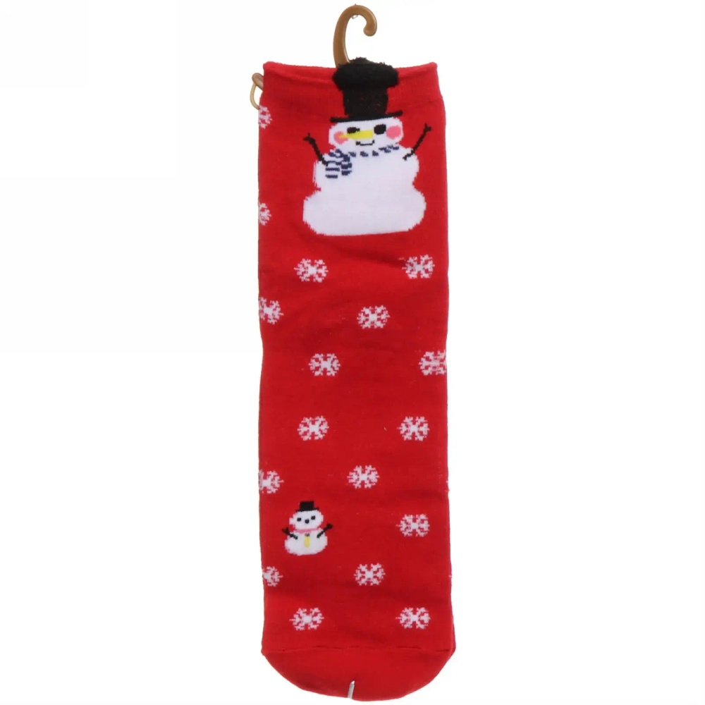 Носки женские «Новогодняя сказка «, микс 4 цвета, р-р 36-39 (крючок, пакет, стикер)