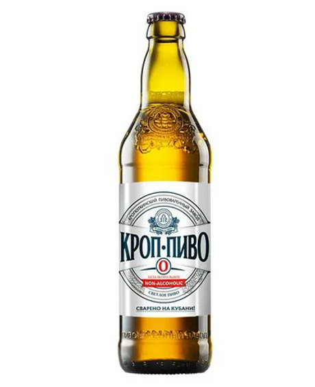 Пиво "Кропоткинское Безалкогольное" 0,5л. с/т (12шт., в упаковке)