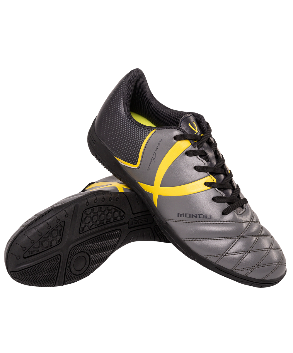 Бутсы зальные Mondo JSH102-Y, серый, р. 39-40