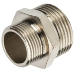 Ниппель STOUT переходной никелированный 1"x3/4" НР/НР