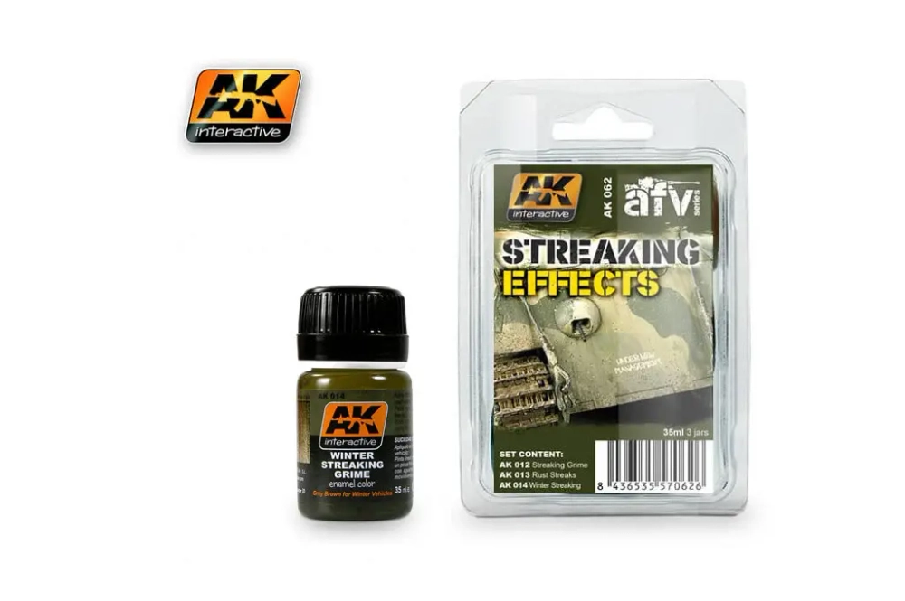 Набор красок AK Interactive Streaking Effects Set