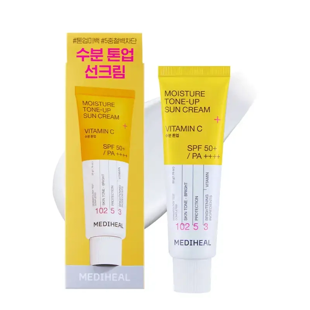MEDIHEAL Moisture Tone-up Sun Cream (Vitamin C) 50ml