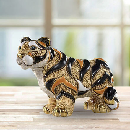 De Rosa Rinconada Керамическая статуэтка Бенгальскийий тигр