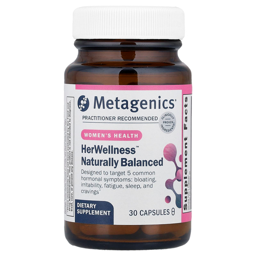 Metagenics, HerWellness™ Naturally Balanced, 30 капсул