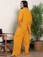 Костюм брючный Амира (горчица) К15590-27М LT Collection