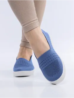 Мокасины летние текстильные