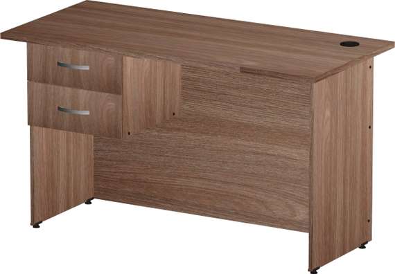 Стол письменный 2 ящика Стандарт-Pro ясень шимо темный