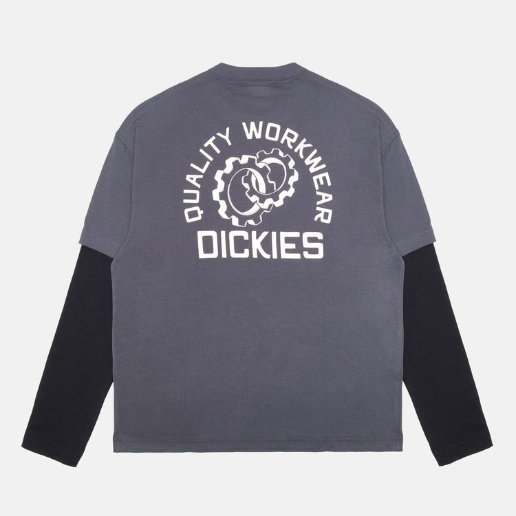 Лонгслив Dickies Payson 2-in-1 Let T-shirt артикул:DK0A88JFBLK1 - купить в магазине Дайс