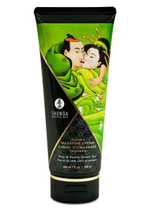 Съедобный массажный крем для тела Massage Cream (груша и зеленый чай) 200 мл (Цвет: прозрачный)