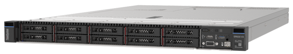 Шасси Lenovo ThinkSystem V3 1U 4x2.5" Chassis with Front I/O Module BQ7M