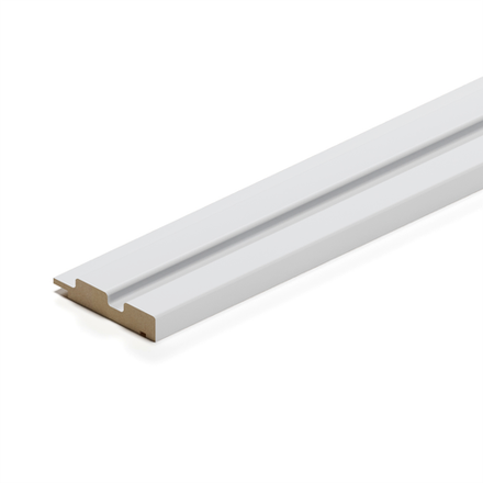 Профиль Финиш МДФ Beats Белый, 2700*77*16