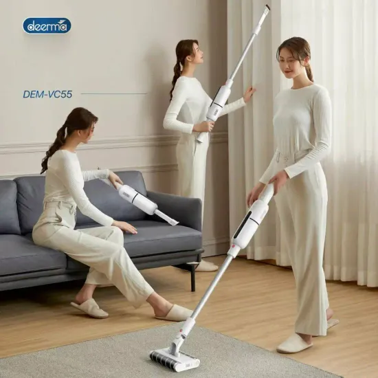 Пылесос вертикальный Deerma VC55, белый