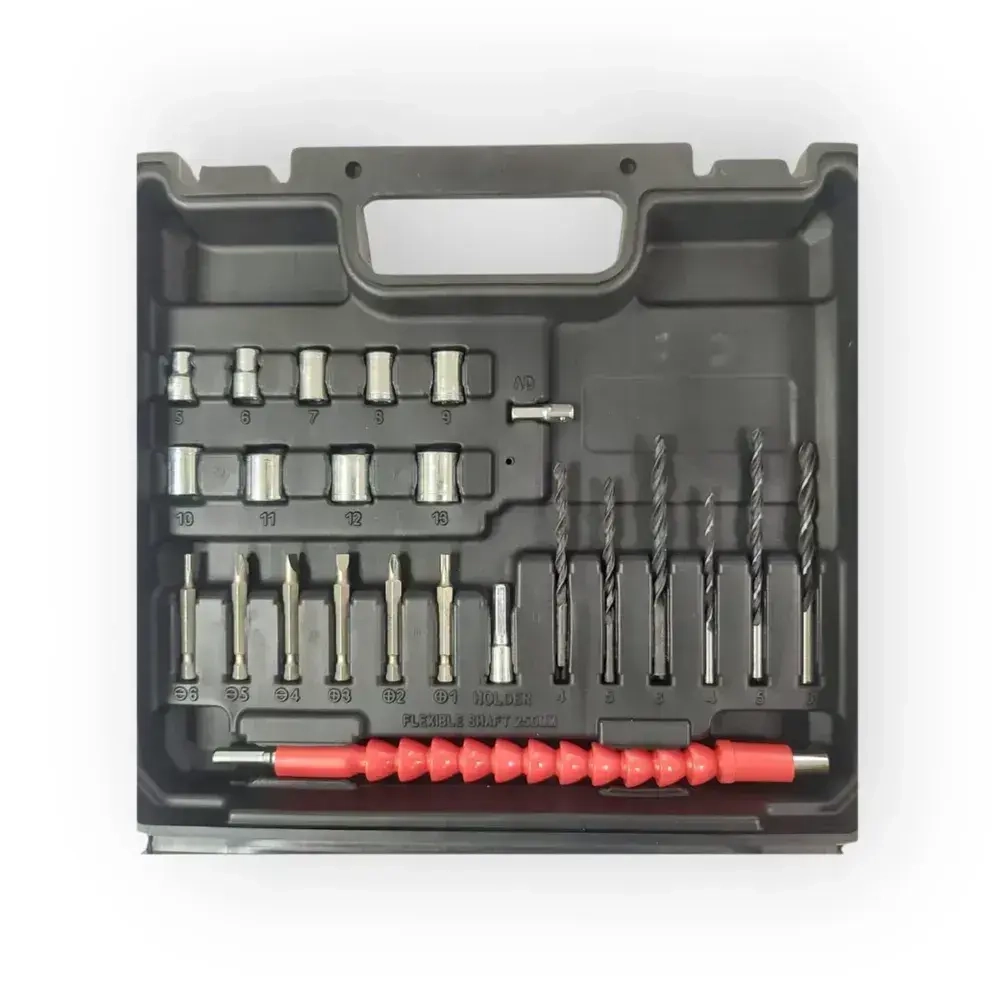 Дрель-Шуроповерт аккумуляторный Partnertool PCD-18CSET 18В 2 аккумулятора 2Ач БЫСТРОСЪЕМНЫЙ патрон в КЕЙСЕ с НАБОРОМ