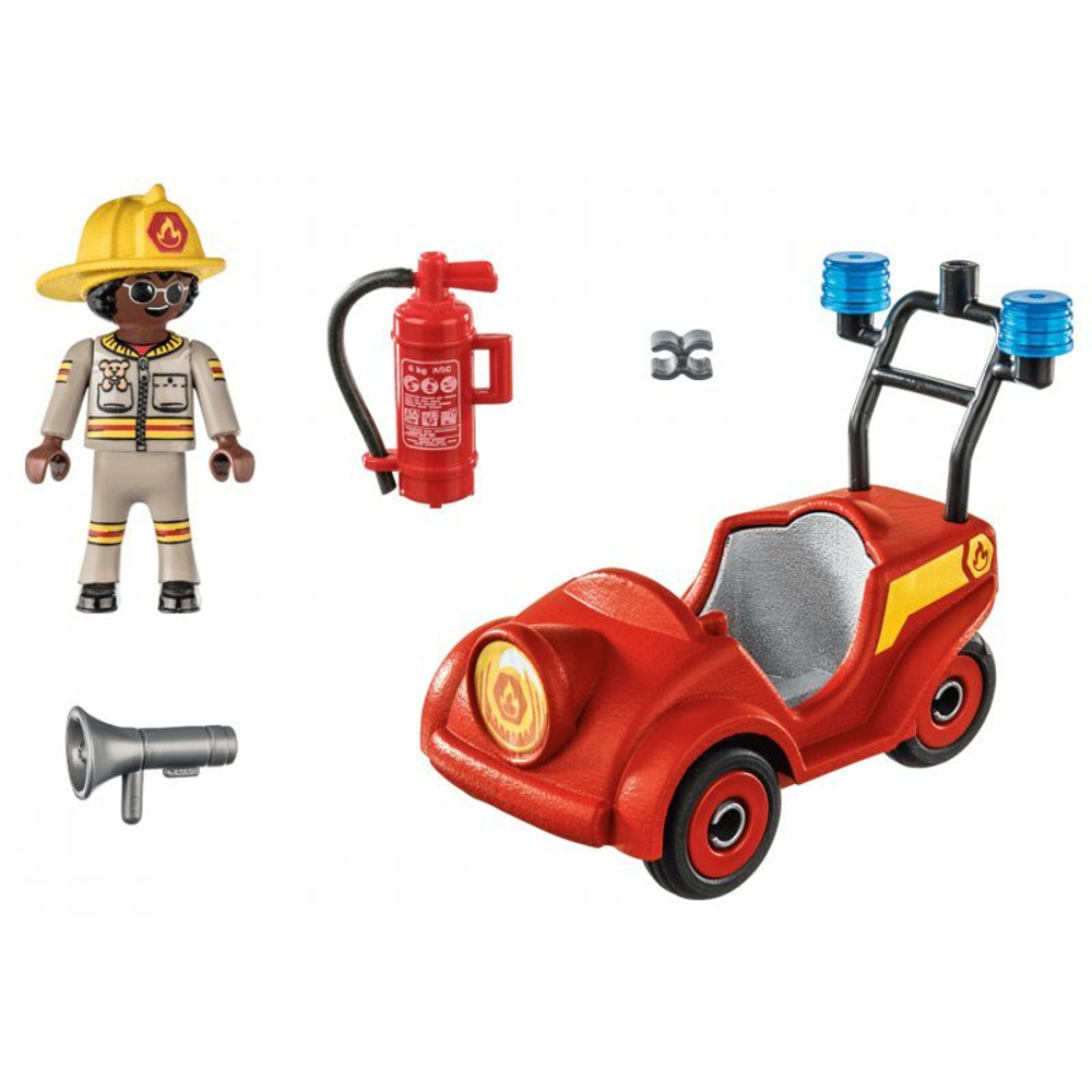 Playmobil - мини-пожарная машина Duck On Call 70828