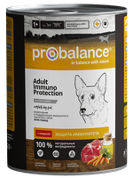 ProBalance Adult Immuno Protection для собак говядина 850гр.
