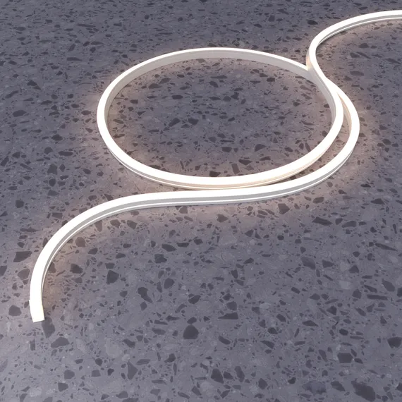 Гибкий неон 17х12 24В 12Вт/м Цветной (RGB) + 3000K IP67 5м Led Strip 432003
