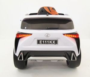 Детский электромобиль River Toys LEXUS E111KX белый
