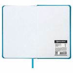 Ежедневник датированный 2022 А5 138x213 мм BRAUBERG "Holiday", "зеркальный кожзам", бирюзовый, 112748