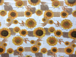 Клеенка столовая DEKORAMA 140см*20м "Подсолнухи"