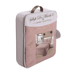 Покрывало 160х220 Sofi De MarkO Церцея пепельно-розовое