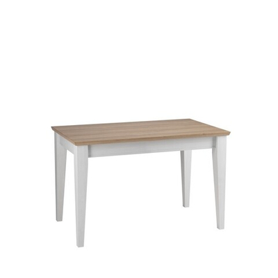 Стол обеденный Форест 120х70 (белый воск/антик)