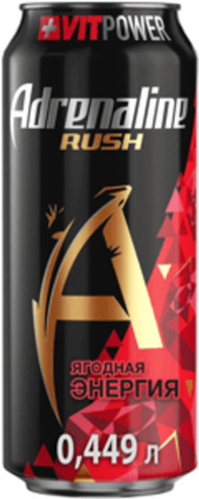 Адреналин "VitaminPower+ Ягоды" 0,449/12 ЖБ
