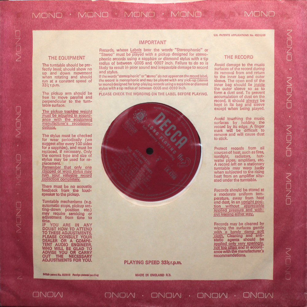 The Rolling Stones / Aftermath (LP)