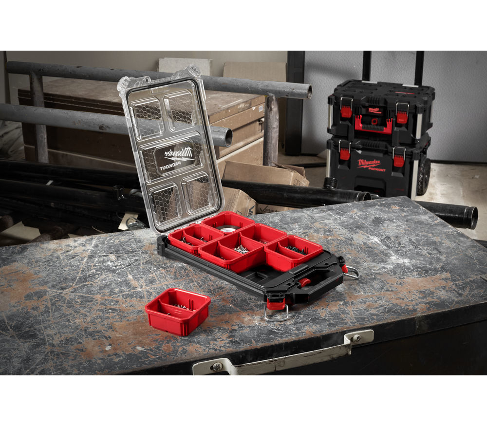Органайзер Milwaukee PACKOUT тонкий компактный