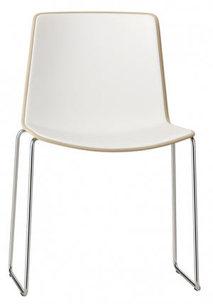 Стул пластиковый на полозьях Tweet