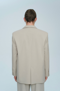 Пиджак однобортный | grey-beige