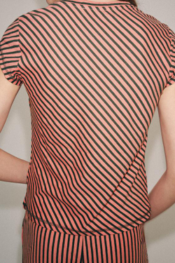 ZARA ФУТБОЛКА В ПОЛОСКУ ИЗ СМЕСОВОГО ЛЬНА, ПОЛОСКИ