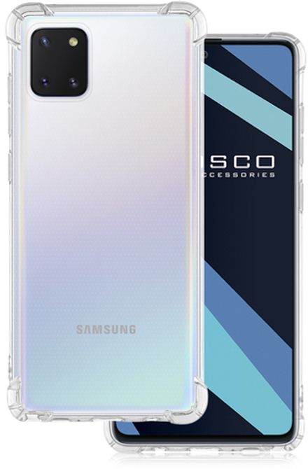 Чехол ROSCO для Samsung Galaxy Note 10 Lite оптом (арт. SS-N10L-HARD-TPU-TRANSPARENT)