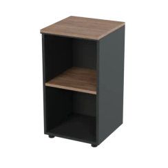 Стеллаж для документов низкий узкий Prego office 403х420х840 ПОСНУ