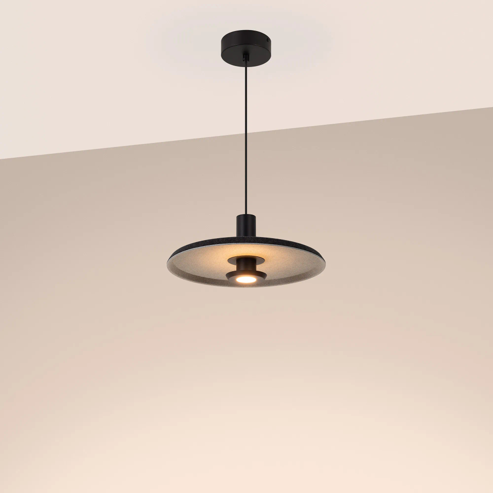 Светильник SP-KOTARO-R350-12W Warm2700 (BK-GR, 36 deg, 230V, TRIAC) (Arlight, IP20 Фетр, 3 года) 057222