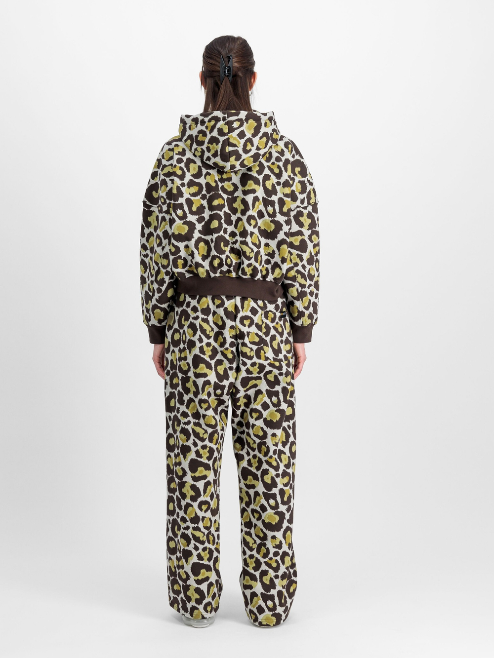 Толстовка женская Alpha Industries Logo Hoody Camo Wmn