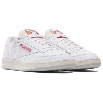 Reebok CLUB C 85 ВИНТАЖНЫЕ кроссовки для скейтборда Низкие Белые кроссовки