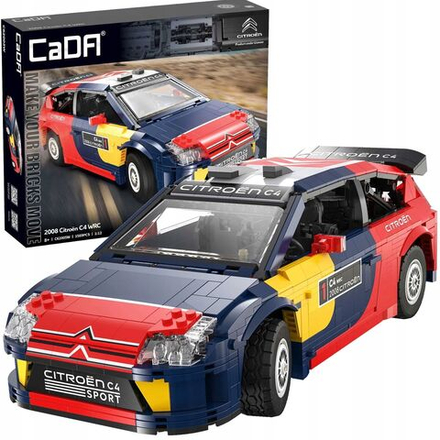 Конструктор CaDa - Citroen C4 WRC - Автомобиль Ситроен гоночный 1596 элементов - Када C62005W