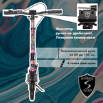 Самокат Urban Scooter Disc Paints Pro, (2024), с дисковым тормозом, складной, городской, двухколесный