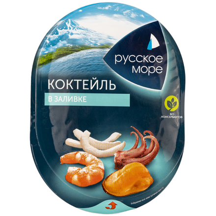 Морской коктейль в заливке Русское море 180 гр