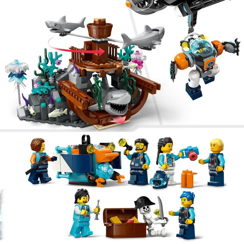LEGO City — Подводная лодка для исследования морского дна (60379)
