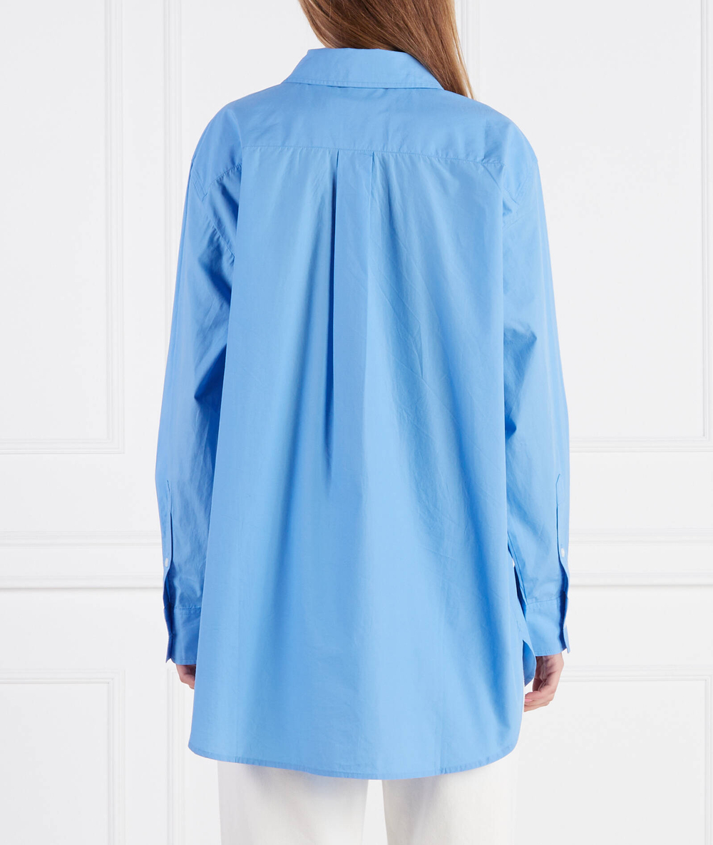 рубашка 1985 org co poplin overszd Tommy Hilfiger - голубой(WW0WW39198)