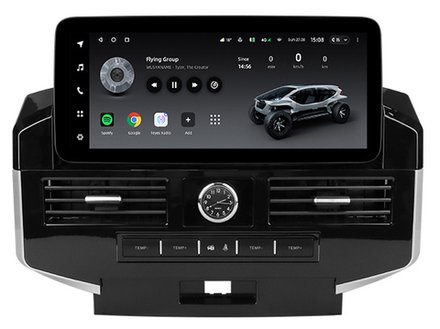 Магнитола для Toyota Land Cruiser 200 2007-2015 (штатная камера или 360) - Teyes LUX ONE ROUND монитор 12.3" 2K QLED, Android 10, CarPlay, 4G SIM-слот