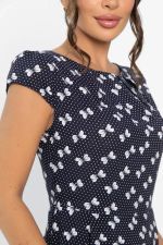 Платье Габриэль (синее/бантики) П13954-10М LT Collection