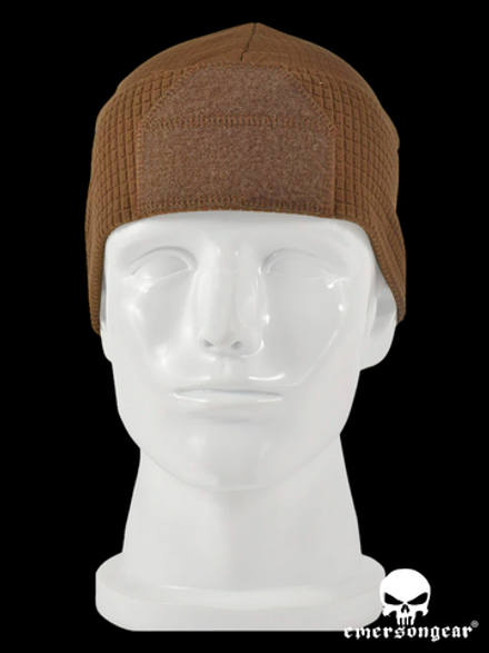 Шапка флисовая EmersonGear Fleece Velcro Watch Cap (EM8545). Койот
