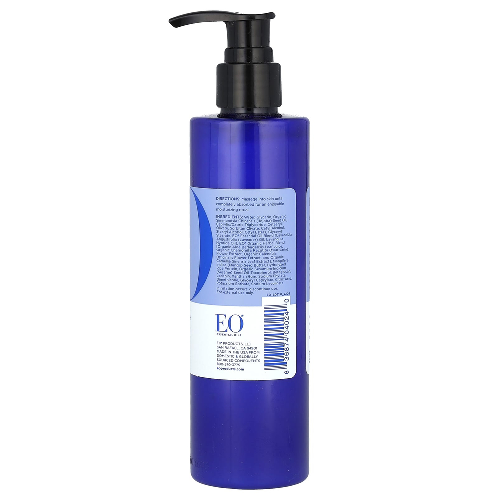EO Products, лосьон для тела, успокаивающая французская лаванда, 237 мл (8 жидк. унций)