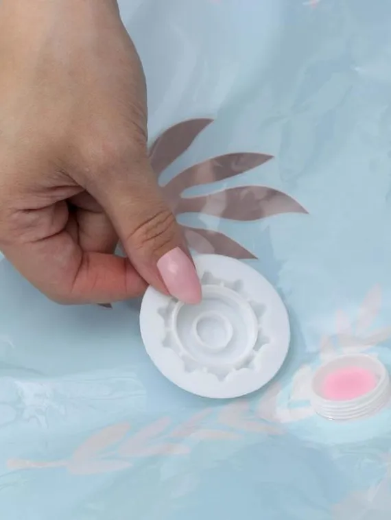 Вакуумный пакет для хранения вещей «Пастель», 70×100 см, с рисунком