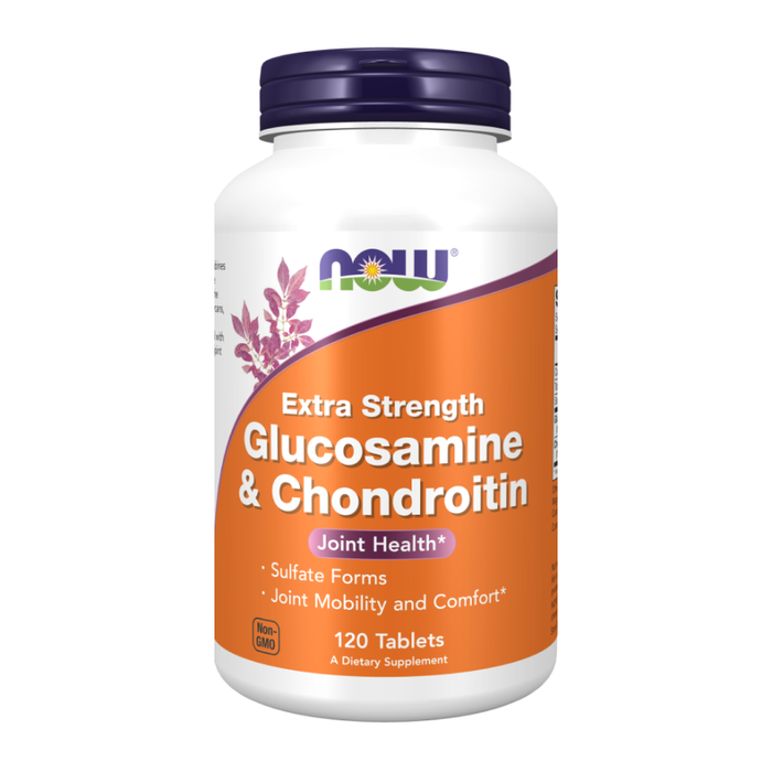 Глюкозамин и хондроитин, Glucosamine &amp; Chondroitin, Now Foods, 120 таблеток